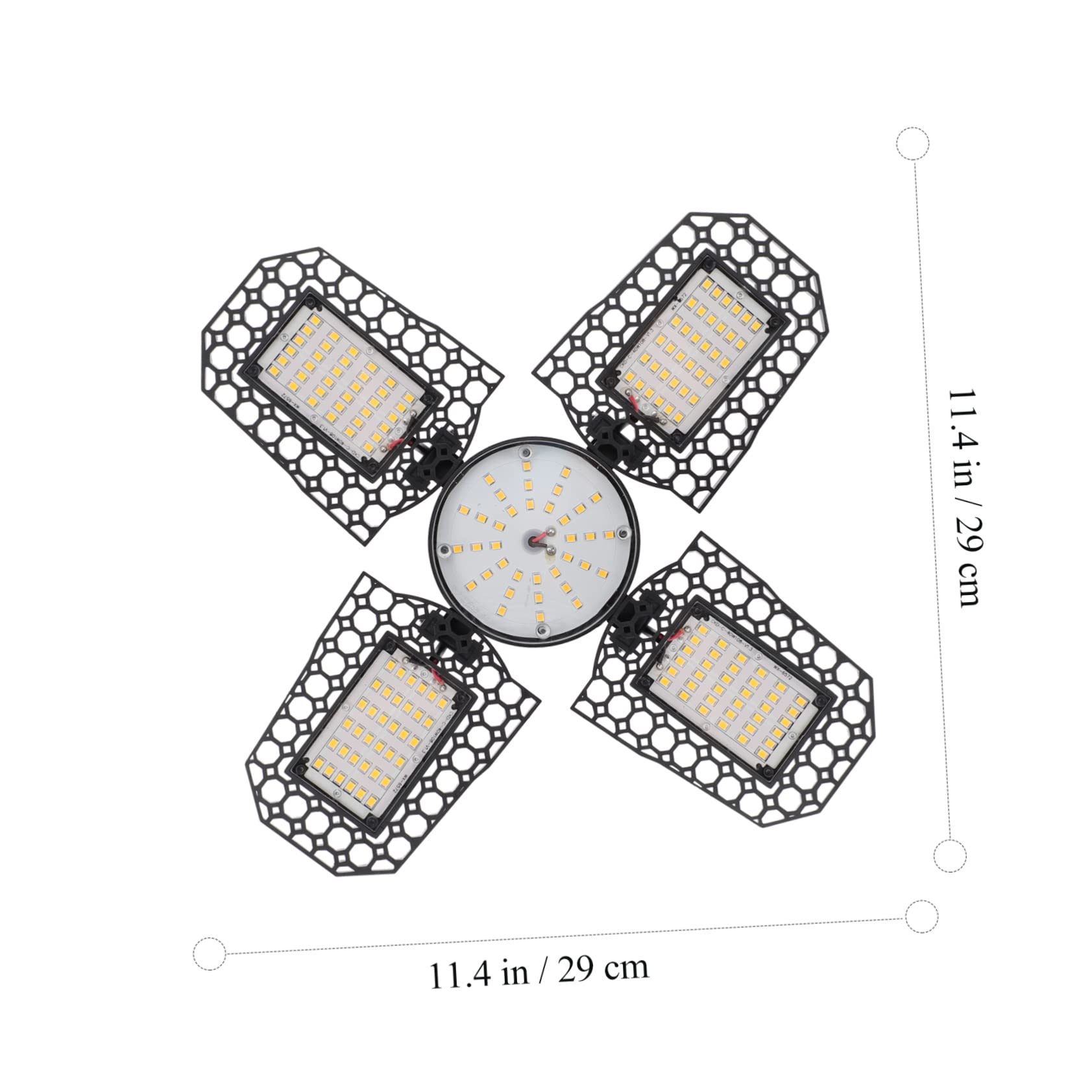 Gadpiparty Garage Light Led Shop Light Led Light Fixture Led Bulb Led Ceiling Light Ceiling Light Bulbs Deformable Garage Lamp Workshop Led Light Led Panel Warehouse Lights Plastic