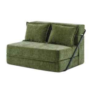 vingli futon sofa bed sleeper sofa chair bed twin floor sofa bed small couch folding mattress olive green couches for living room floor chair freestanding rv futon couches for indoor and outdoor