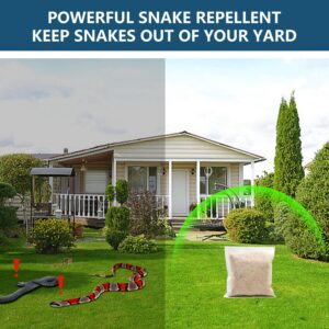 FfordHome Snake Repellent for Yard Powerful, Snake Away Repellent for Outdoors, Snake Repellent for Outdoors Pet Safe,Keep Snakes Away Repellent for Yard, Rattlesnake Repellent for Home