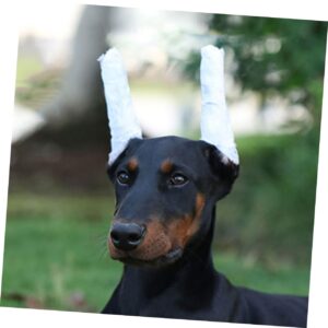 DRESSOOS 1Set Dog Ear Stand Up Support Tool with Puppy Ear Support Tape for Erecting Dog Ears for Doberman and Pinscher Breeds Essential Dog Ear Care Solution