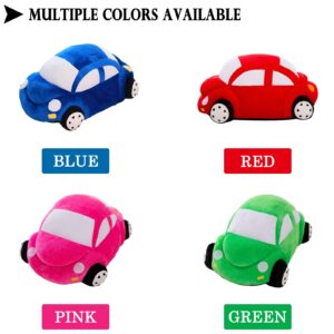 zhidiloveyou Car Plush Green Stuffed Car Shaped Pillow Cute Toy Decor Gifts for Kids 11.8 inch