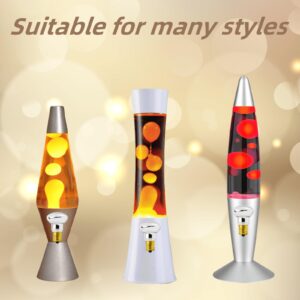 SWJLR 4 Pack Lava lamp Bulb,120V R39 E17 30W Warm White Reflector Type Bulb, for Lava Lamps, Glitter Lamps, Incandescent Lamps, Bedroom and Office.