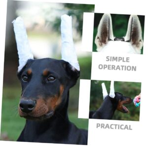 DRESSOOS 1Set Dog Ear Stand Up Support Tool with Puppy Ear Support Tape for Erecting Dog Ears for Doberman and Pinscher Breeds Essential Dog Ear Care Solution