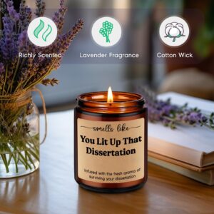 GSPY Graduation Candle, PhD Graduation Gifts, Doctorate Graduation Gifts for Her, Him - Funny Dissertation, Congrats Grad, 2024 Graduation Gifts for Women, Doctoral Graduates, Doctoral Student