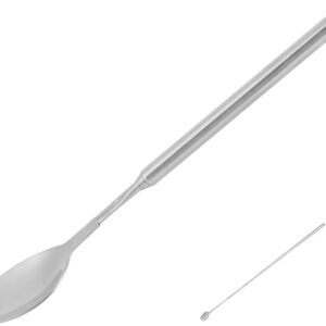 Spoon, telescopic spoon, telescopic spoon, stainless steel telescopic barbecue tableware supplies