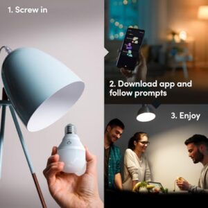 LIFX White A19 WiFi Smart LED Light Bulb, Dimmable, No Hub Required, Compatible with Alexa and Apple Home Kit, Hey Google, L3A19LW06E26US/12, 12 Pack