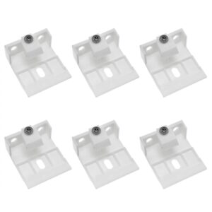 zutisay support bracket for blinds sunshade bottom mounting bracket blinds mount bracket holder for wide beam folding shutters, etc. -6pcs