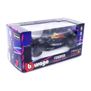 Xiangtat 1:43 F1 Racing RB19 Miami GP 2023 1# Max Verstappen Alloy Car Die Cast Model (RB19 Miami GP 1#)