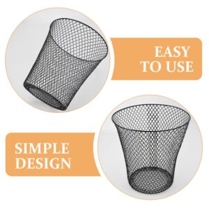 ABOOFAN Storage Basket Multi Functional Hollow Basket Plant Protective Office Wastepaper Trash Can Bathroom Bedroom Kitchen Living Room