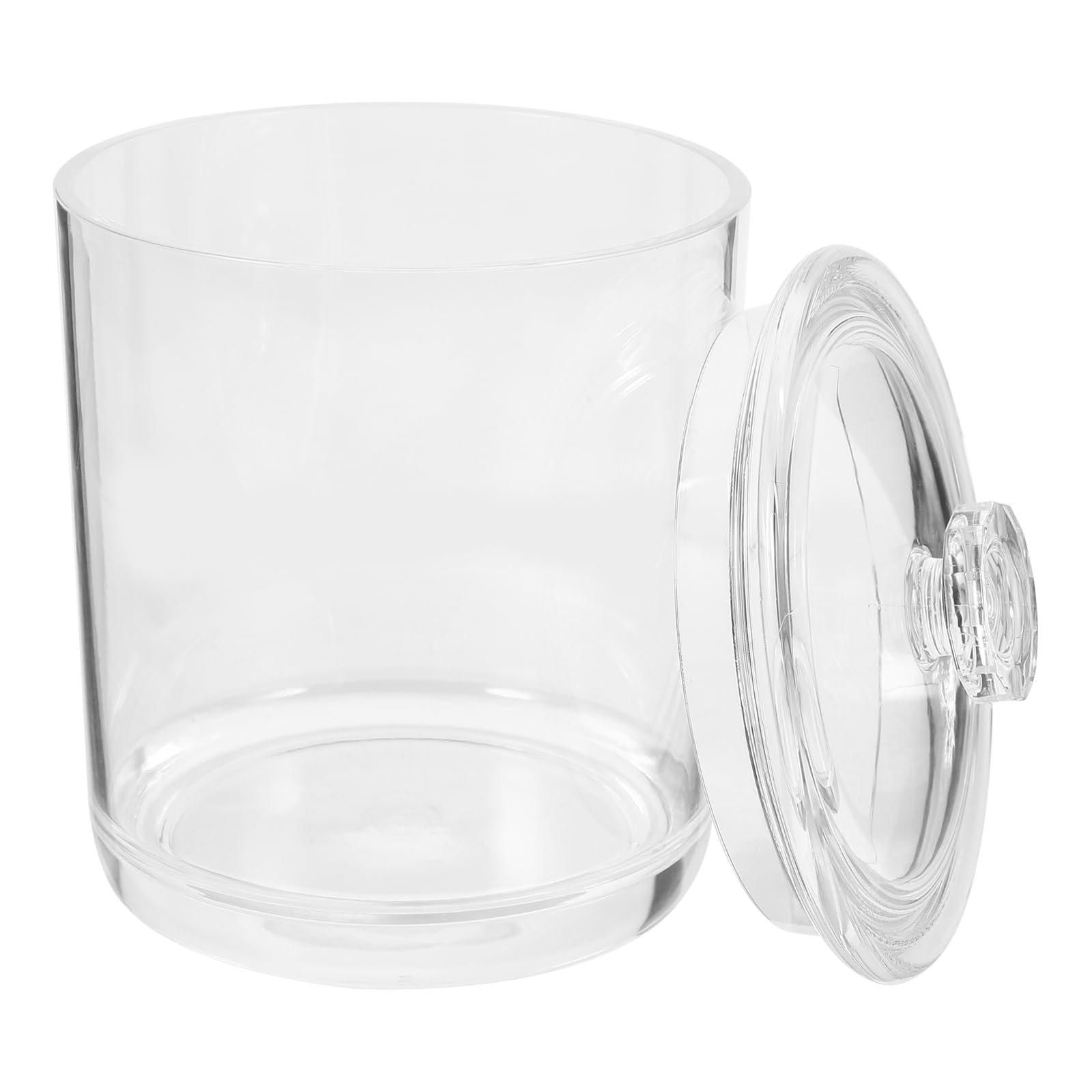 Tea Canister Airtight Lid Tea Storage Container Desktop Kitchen Snack Jar Candy Canister Storage Containers Lids