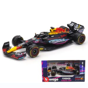 xiangtat 1:43 f1 racing rb19 miami gp 2023 1# max verstappen alloy car die cast model (rb19 miami gp 1#)