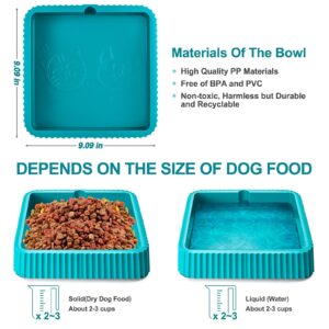 LUKITO Lick Mat & Dog Bowl 2 in 1 for Dogs & Cats, Dog Peanut Butter Lick Pads for Boredom Reducer, Pet Bowl, Dog Water and Food Dish