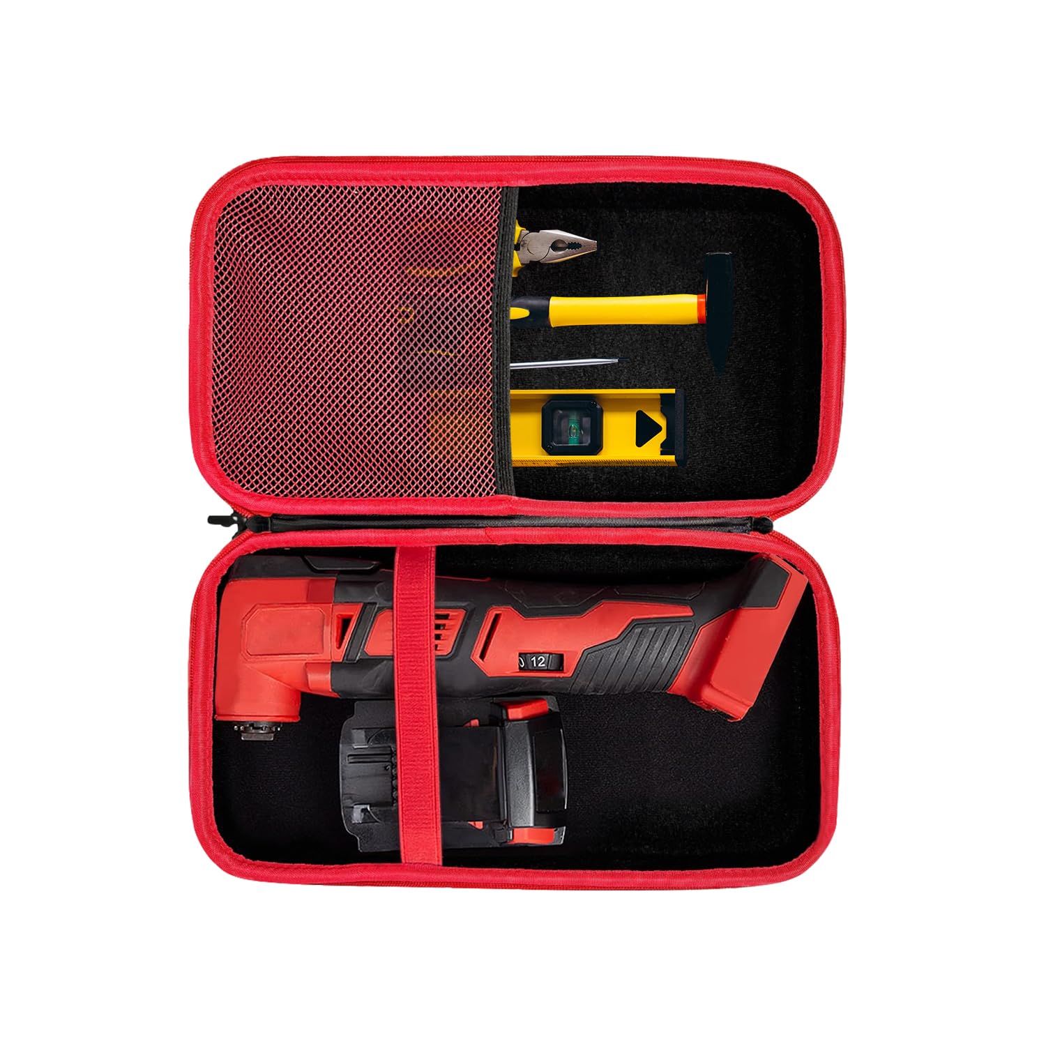 Jayour Hard Storage Travel Case for Milwaukee 2626-20 M18 Multi-Tool | Hard Carry Case for Milwaukee M18 Cordless Oscillating Tool | Waterproof, Anti-Scratch, and Shockproof Case - Case Only