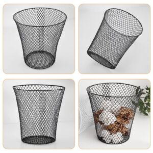 ABOOFAN Storage Basket Multi Functional Hollow Basket Plant Protective Office Wastepaper Trash Can Bathroom Bedroom Kitchen Living Room