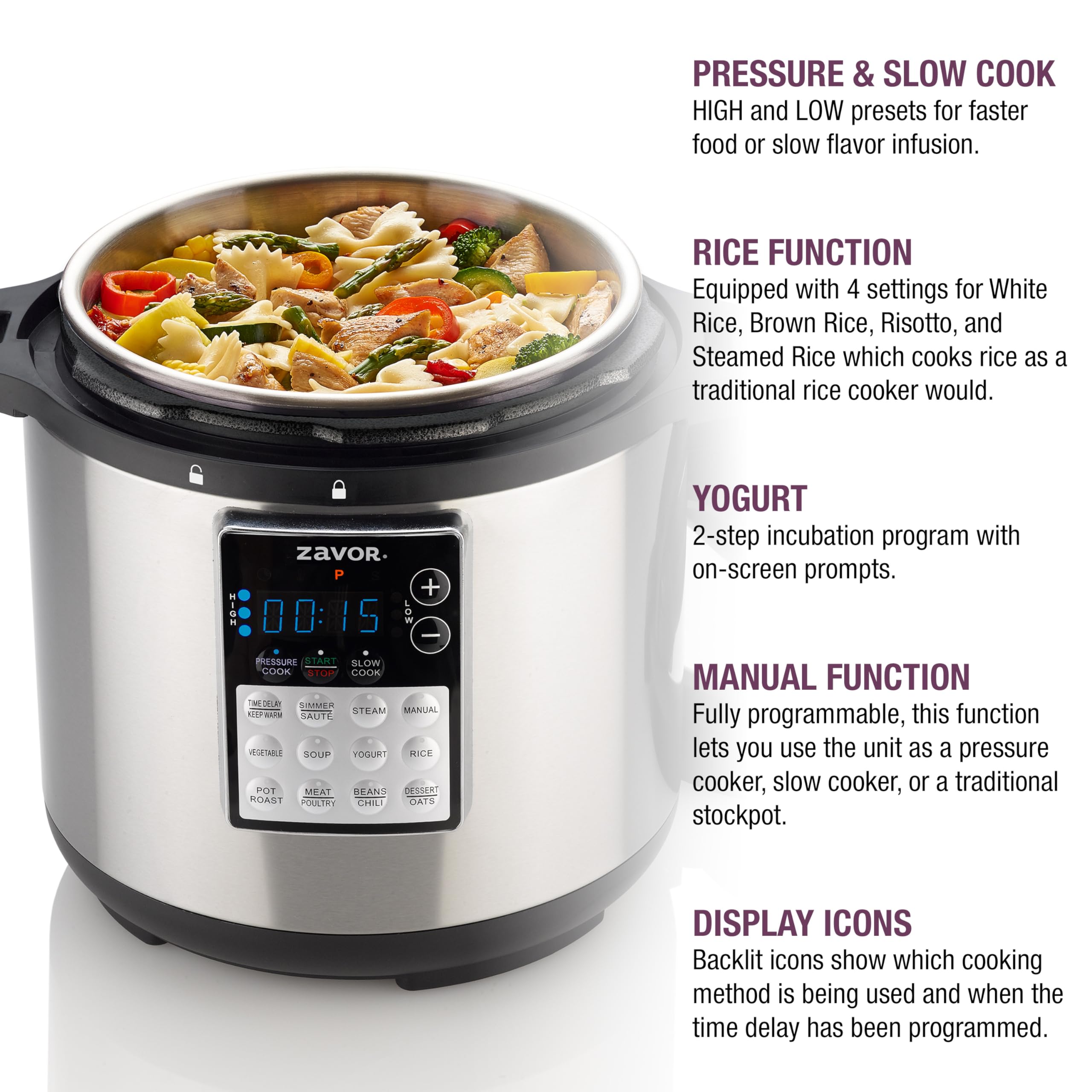 Zavor LUX Edge 2 Multicooker, 6 Quart