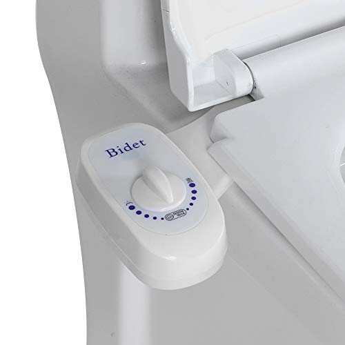 NDNCZDHC Single Nozzle Bidet Attachment for Toilet, Non Electric Bidet Toilet Seat Attachment with Self Cleaning and Hose, Bidet Sprayer for Toilet(G1/2)