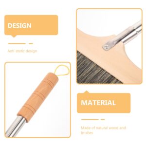 2pcs Broom Soft Bristles Hardwood Floors Indoor Sweeping Broom Bedroom Kitchen Bathroom Handle Ideal Home Cleaning