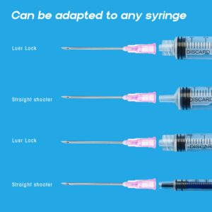 18G 1.5 Inch Dispensing Needle Accessorie, Individually Wrapped Pack of 100