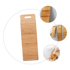 Healeved Washboard Clothes Wringer Washing Clothes Board Wash Board Hand Washing Family Laundry Wringer Naptha Underwear Tabla Clothing Diapers Washing Board Laundry Board Portable Wooden