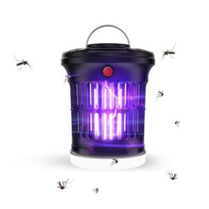 bug zapper mosquito zapper outdoor,30w mosquito killer outdoor ipx4 waterproof, high powered 4200v electric mosquito zapper, with led light,fly trap for home garden patio