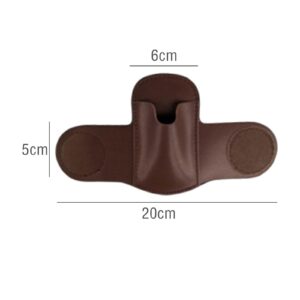 Stethoscope Clip Stethoscope Hip Holder Nurses Premium Universal for Waist Belt Protective Case Stethoscope Holder Hip Clips, Brown