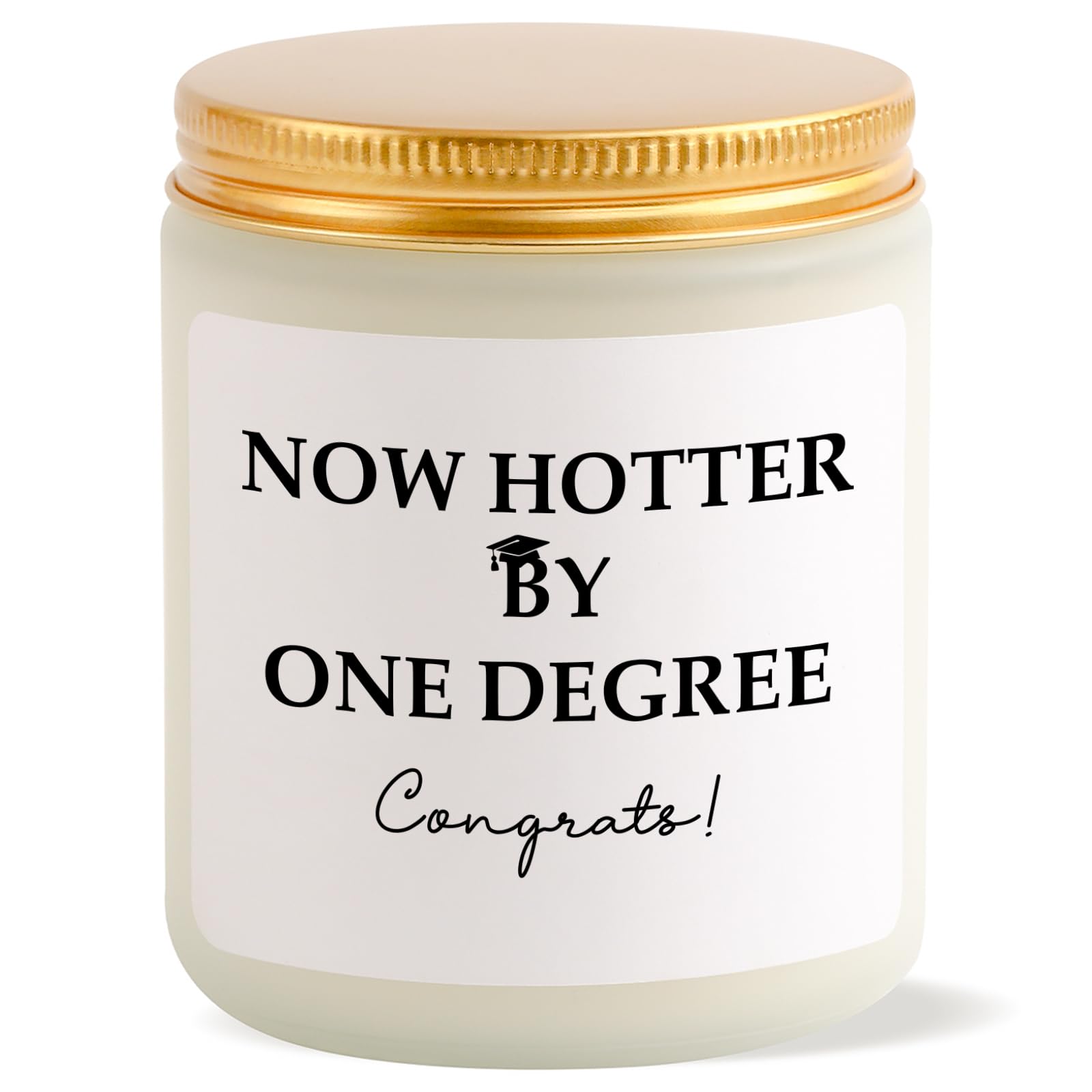 Graduation Gifts, 2024 Graduation Gifts for Her Him, Funny Masters Degree Graduation Gifts for College Women, High School Graduation Gifts for Girls Boys Sister Daughter Friends - Graduation Candle