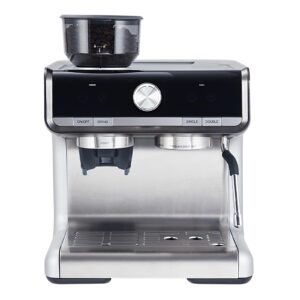 CuisinAid Espresso Machine, 20 Bar Espresso Maker With Grinder, Milk Frother, Steam Wand, Coffee Maker With 2.8L Removable Water Tank For Home Capuchinos, Latte, Gift