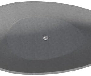 ALFI brand ABCO72TUB 72" Solid Concrete Tear Drop Freestanding Bathtub