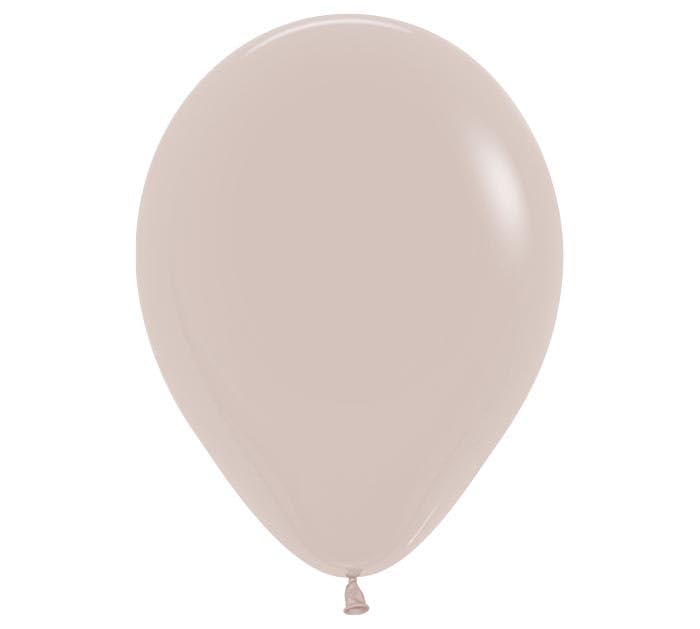 SEMPERTEX 11" Fashion White Sand Sempertex Balloons (50 Count) (White Sand)