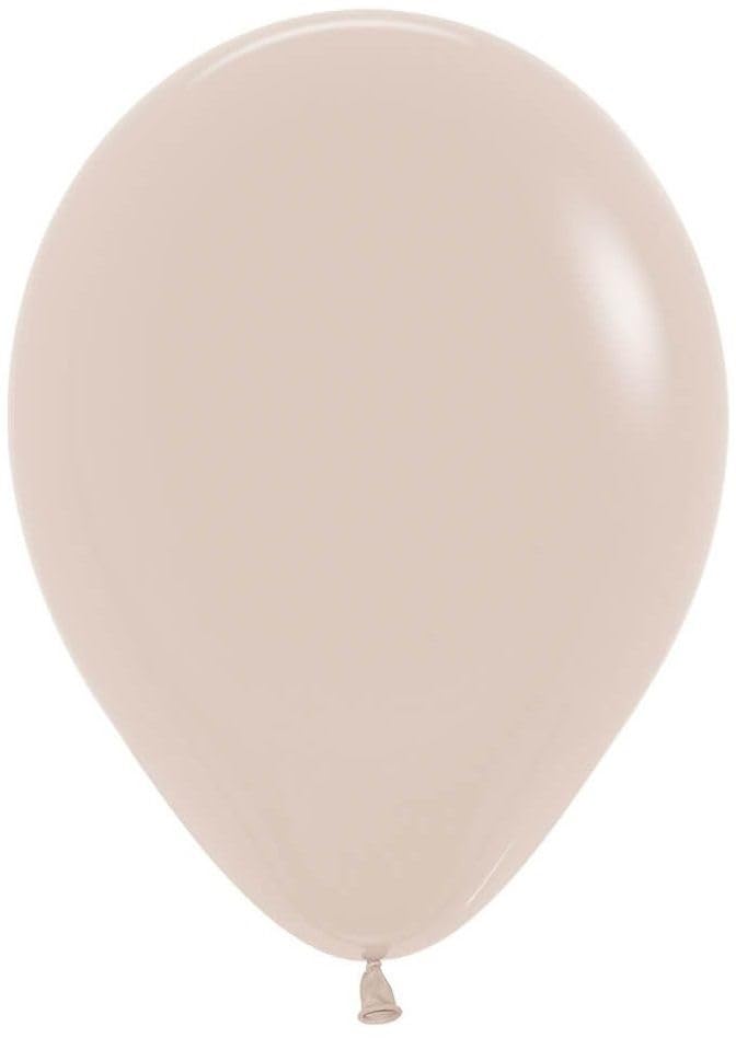 SEMPERTEX 11" Fashion White Sand Sempertex Balloons (50 Count) (White Sand)