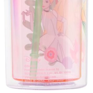 Silver Buffalo Disney Princess Plastic Tall Cold Cup with Lid and Reusable Straw Featuring Moana, Rapunzel, Ariel, Tiana, Belle, and Cinderella, 20 Ounces