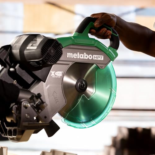 Metabo HPT 12-Inch Sliding Miter Saw, Dual Bevel, Xact Cut Shadow Line, 5-Year Warranty, C12RSH3