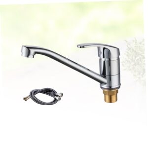 Homoyoyo Water Tap Water Faucet Black Tub Faucet Kitchen Sink Sprayer Faucet Kitchen Sink Faucet Gold Kitchen Faucet Bathtub Faucet Waterfall Faucet Single Hole Accessories