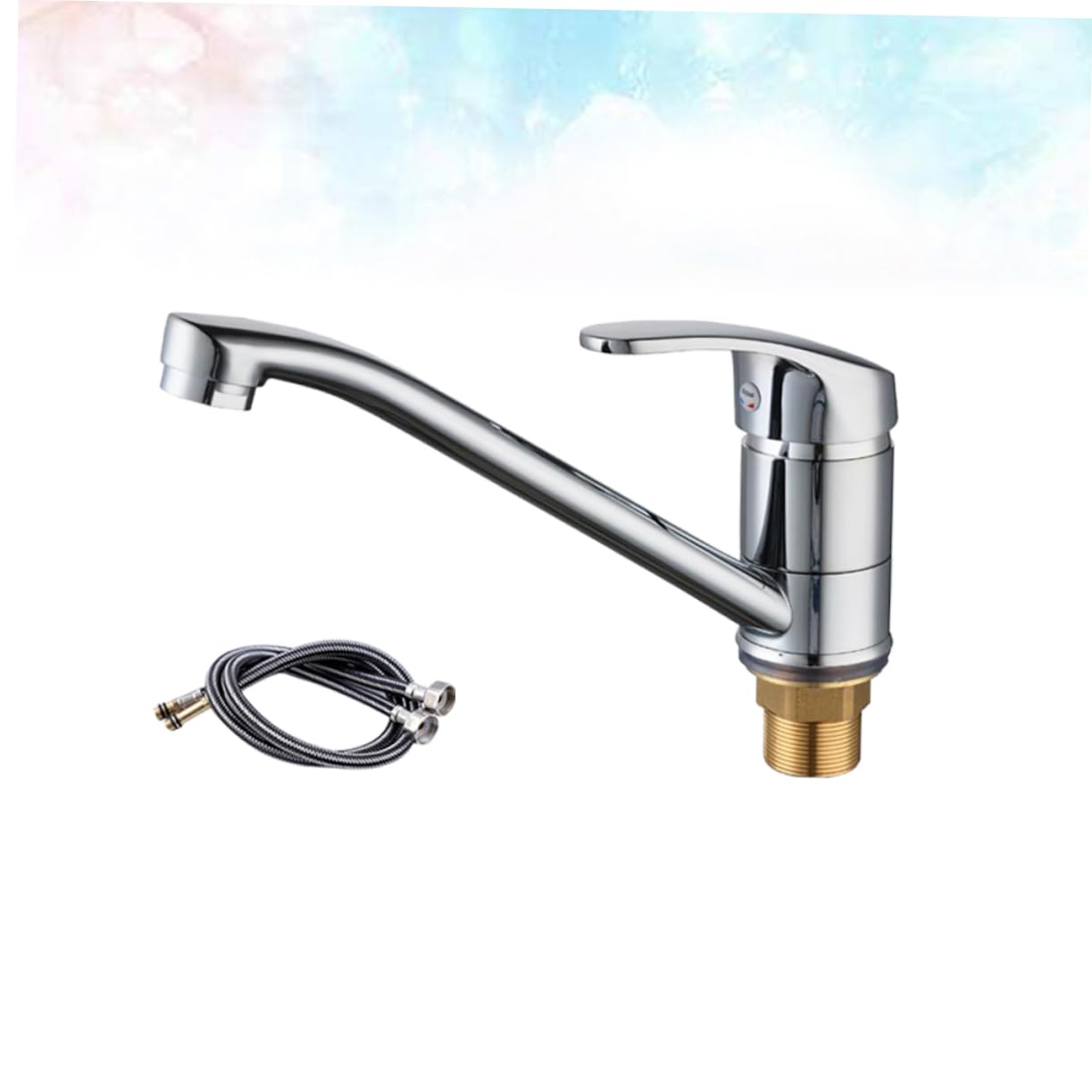 Homoyoyo Water Tap Water Faucet Black Tub Faucet Kitchen Sink Sprayer Faucet Kitchen Sink Faucet Gold Kitchen Faucet Bathtub Faucet Waterfall Faucet Single Hole Accessories