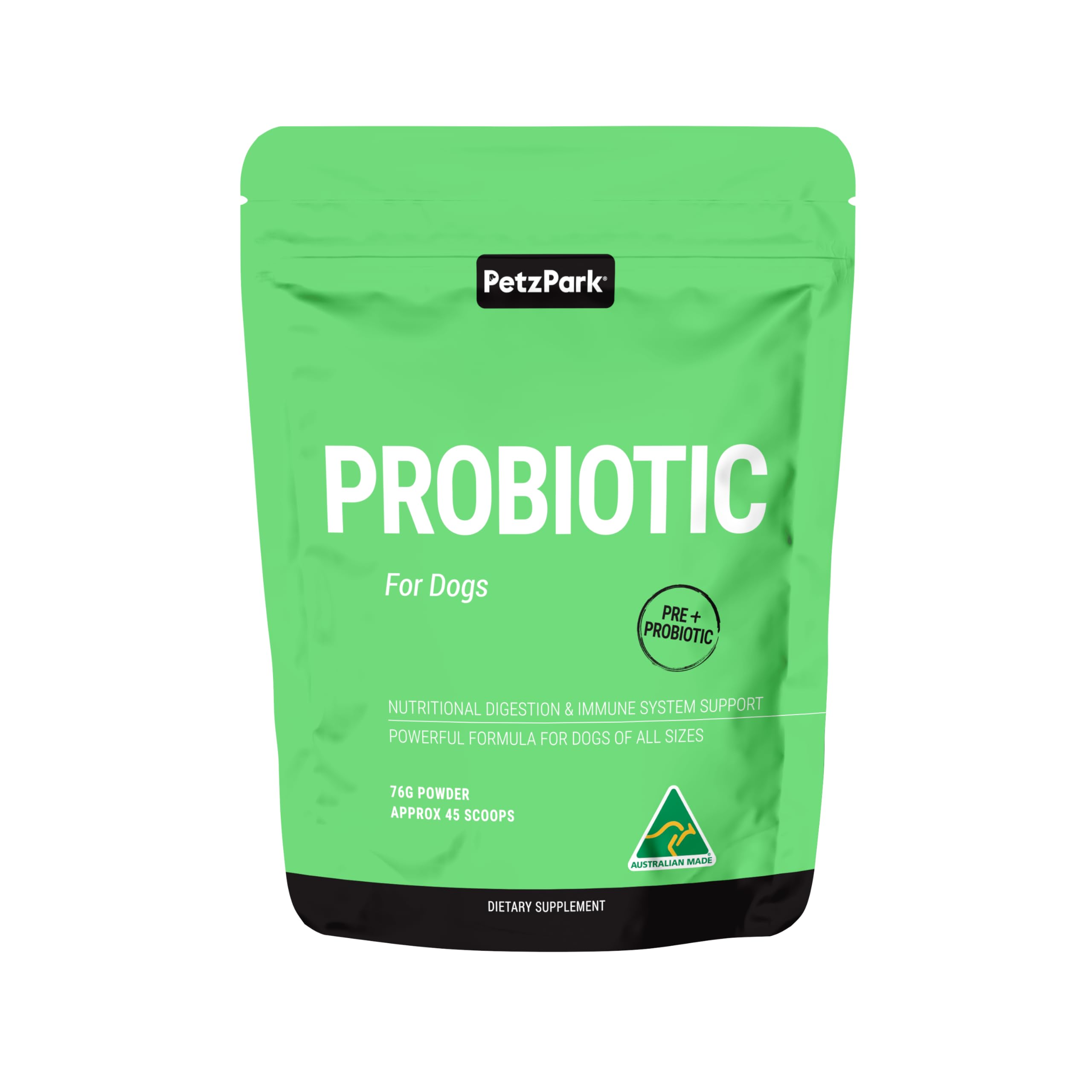 Probiotic for Dogs - Grain-Free Digestive Support Powder for Diarrhea, Bloating & Gas - Promotes Immune Support & Oral Health - Reduces Paw Licking, Allergies & Yeast Infections - 2.7 oz - 45 Scoops