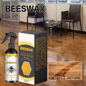 Coweroay Beeswax Spray Furniture Polish and Cleansing, Natural Beeswax Spray for Wood Furniture Floors - Original Beeswax Spray Cleansing for Living Rooms and Kitchens