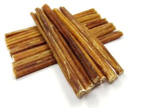 elite treat natural odor bully sticks for dogs，healthy long lasting pizzle chews (6 inch, 24 pack)，all natural，free range 100% grass-fed beef，grain-free (medium/thin)