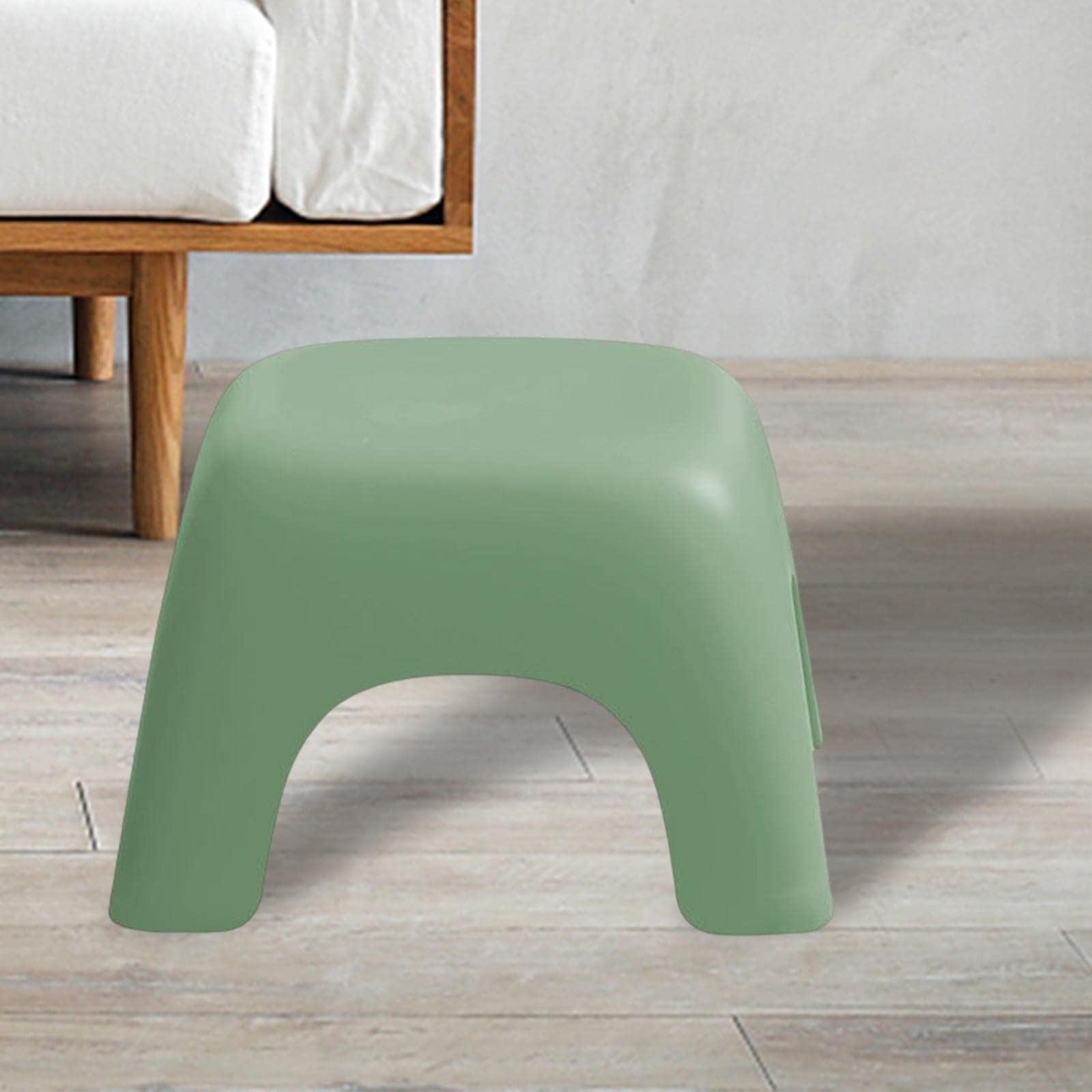 YWJLQH Sleek and Stylish Folding Step Stool for Kids and Adults, Green