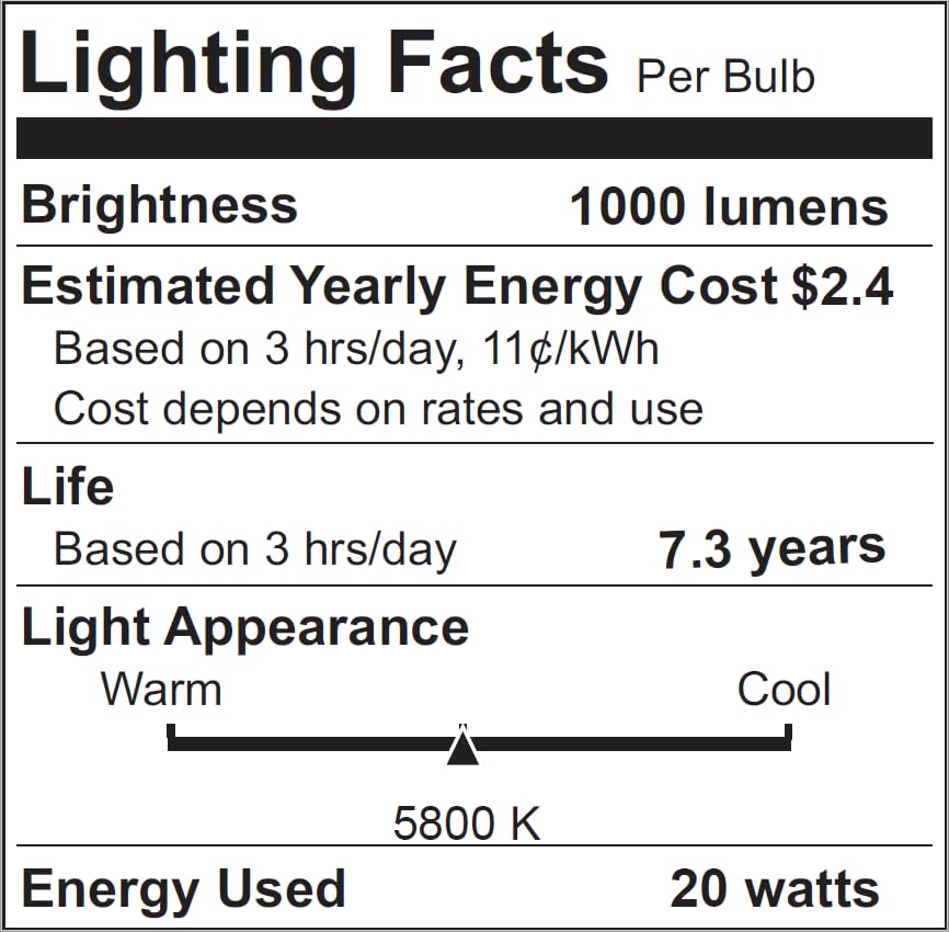 Sundew Compact Flourescent Bird Lamp,2.4 UVB Light Bulb,20W,E26 Screw Thread