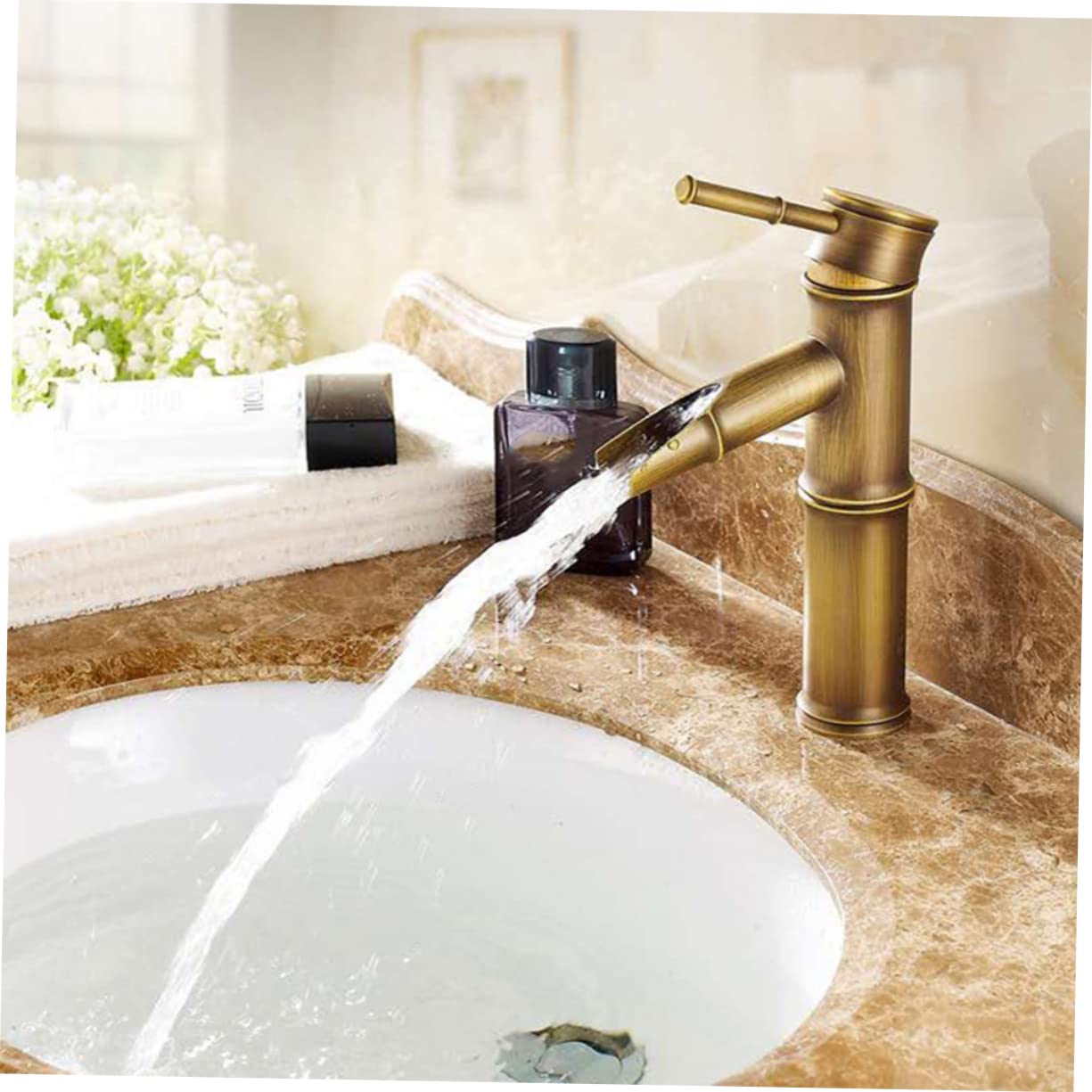 Angoily 1pc Copper Basin Faucet Kitchen Faucet Cotton Round Holder Faucets for Bath Sinks Bathtub Faucet Bath Faucet Bathroom Faucet Sink Sprayer Bathroom Sink Faucet Water Tap Wash Basin