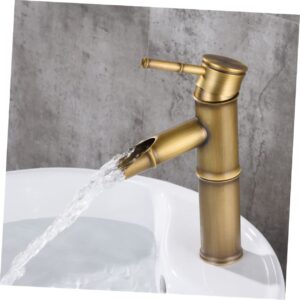 Angoily 1pc Copper Basin Faucet Kitchen Faucet Cotton Round Holder Faucets for Bath Sinks Bathtub Faucet Bath Faucet Bathroom Faucet Sink Sprayer Bathroom Sink Faucet Water Tap Wash Basin