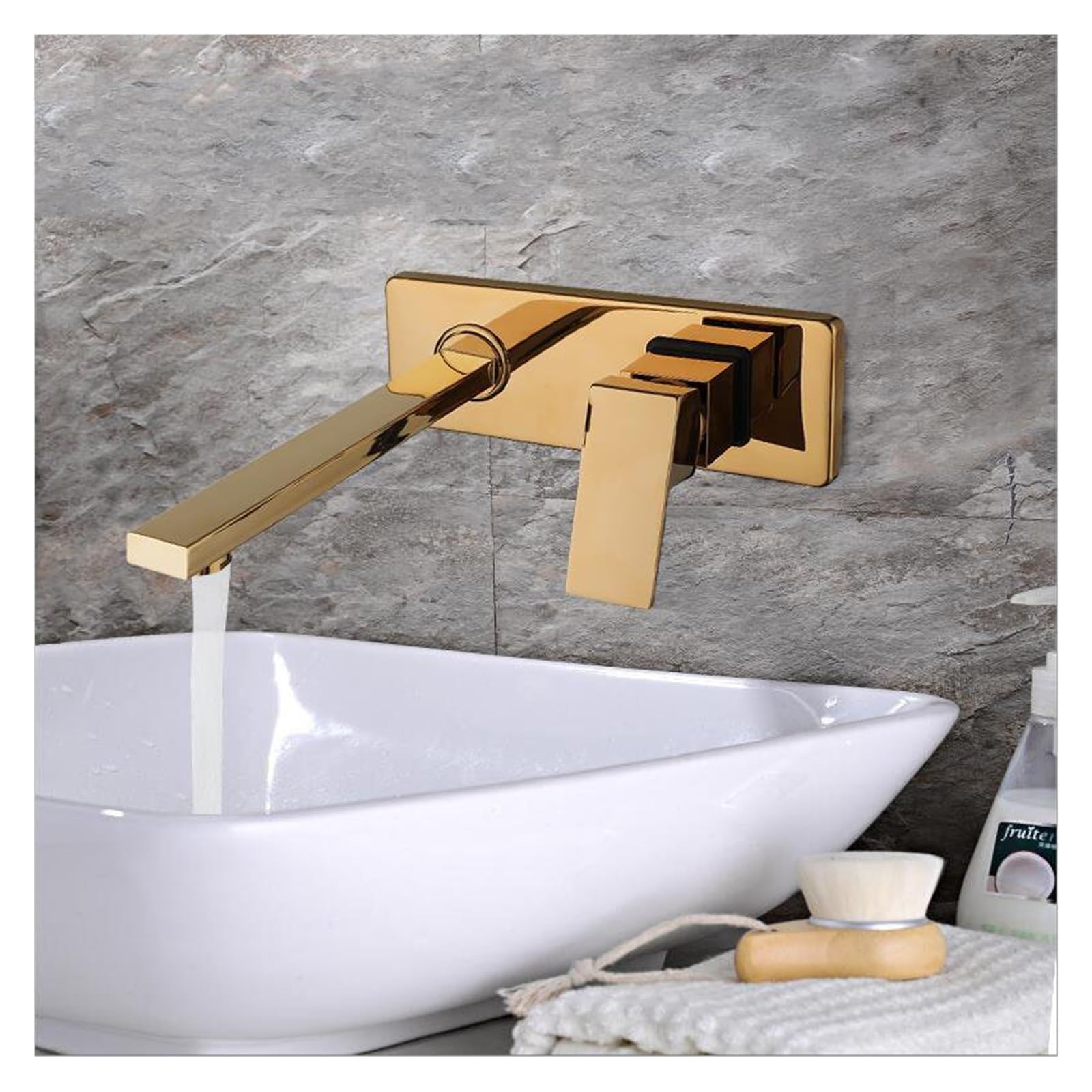 Roman Tub Faucet Single Handle Waterfall Deck Mount Bathtub Faucet 3 Holes Widespread Tub Filler Faucet with Valve,Sink Faucet