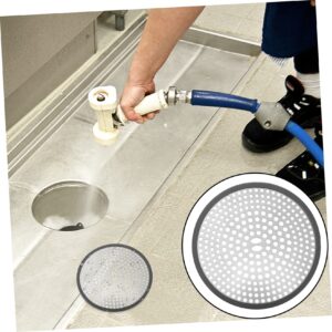 Veemoon Bathroom Floor Drain Cover Filters Wash Basin Drain Cover Water Sink Filter Hose Bib Wheel Water Trough Stainless Strainer Stainless Sink Bathtub Sponge Hair Stainless Steel