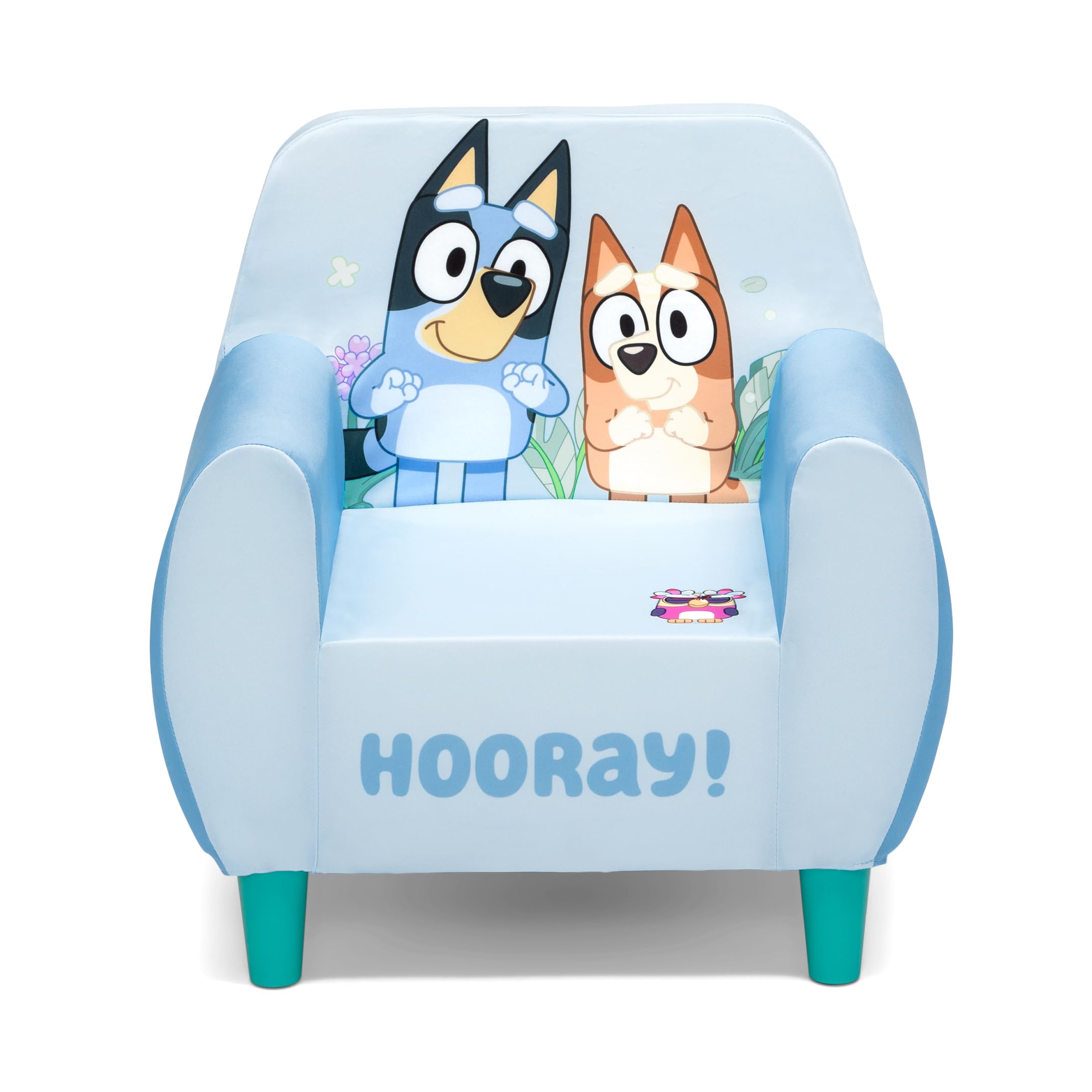 Delta Children Bluey Foam Chair, Blue