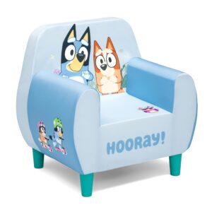 delta children bluey foam chair, blue