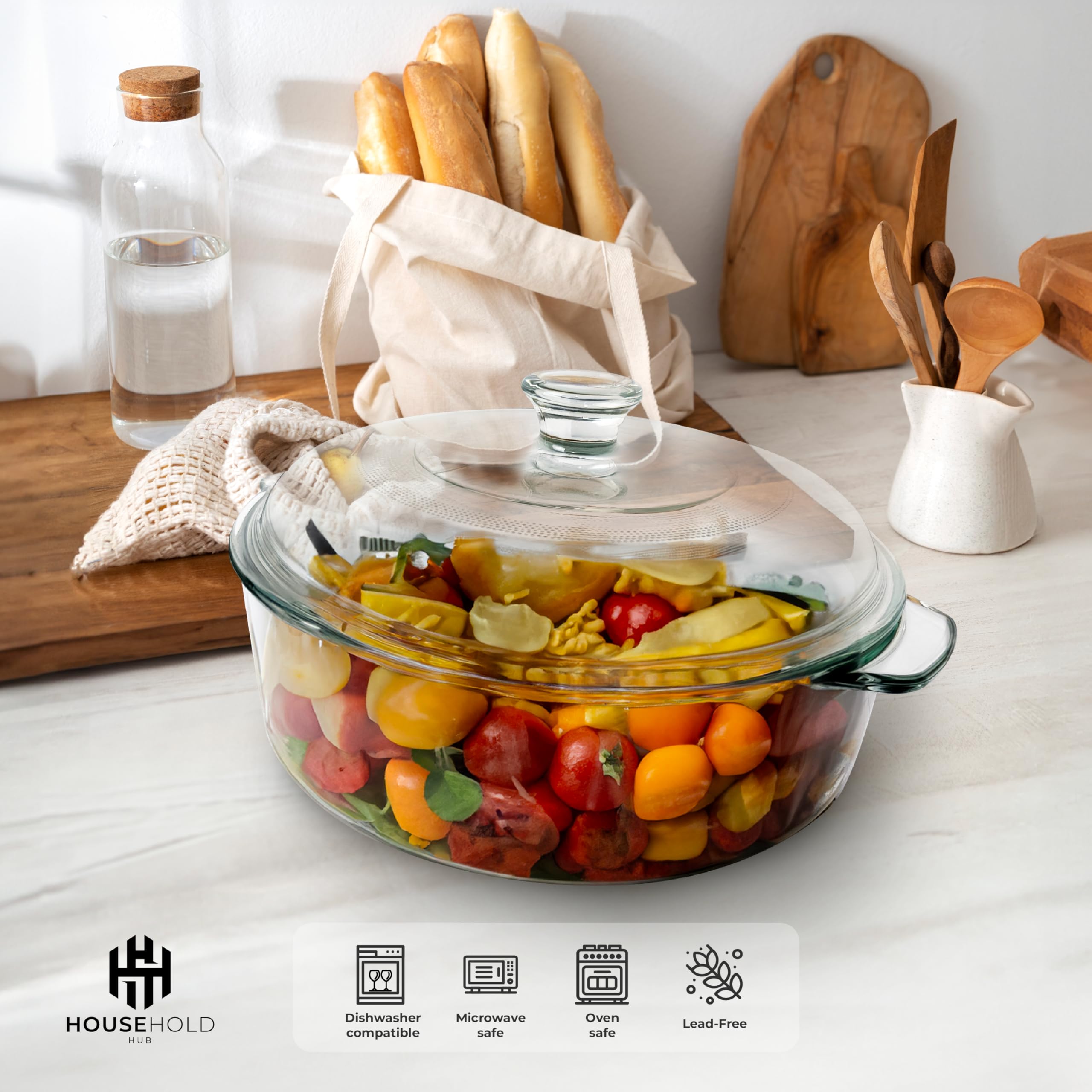 Round Glass Casserole Dish With Lid Oven Safe, Casserole Bowls With Lids, Covered Casserole Dish With Lid, Baking Glass Dish With Lid, Covered Casserole Dishes For Oven, Round Baking Dish With Lid, Glass Bowl Oven, 2 Quart Casserole Dish With Lid, 2 Qt Ca