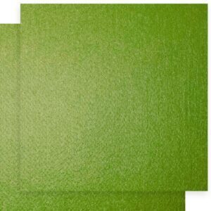 12" x 12" Felt Fabric Sheets for Crafts, Squares Felt Fabric Sheets, 1mm Thick, Felt Paper for Sewing Patchwork Material, Non-Woven Felt Fabric for DIY Sewing Craft, 2pcs (Light Green)