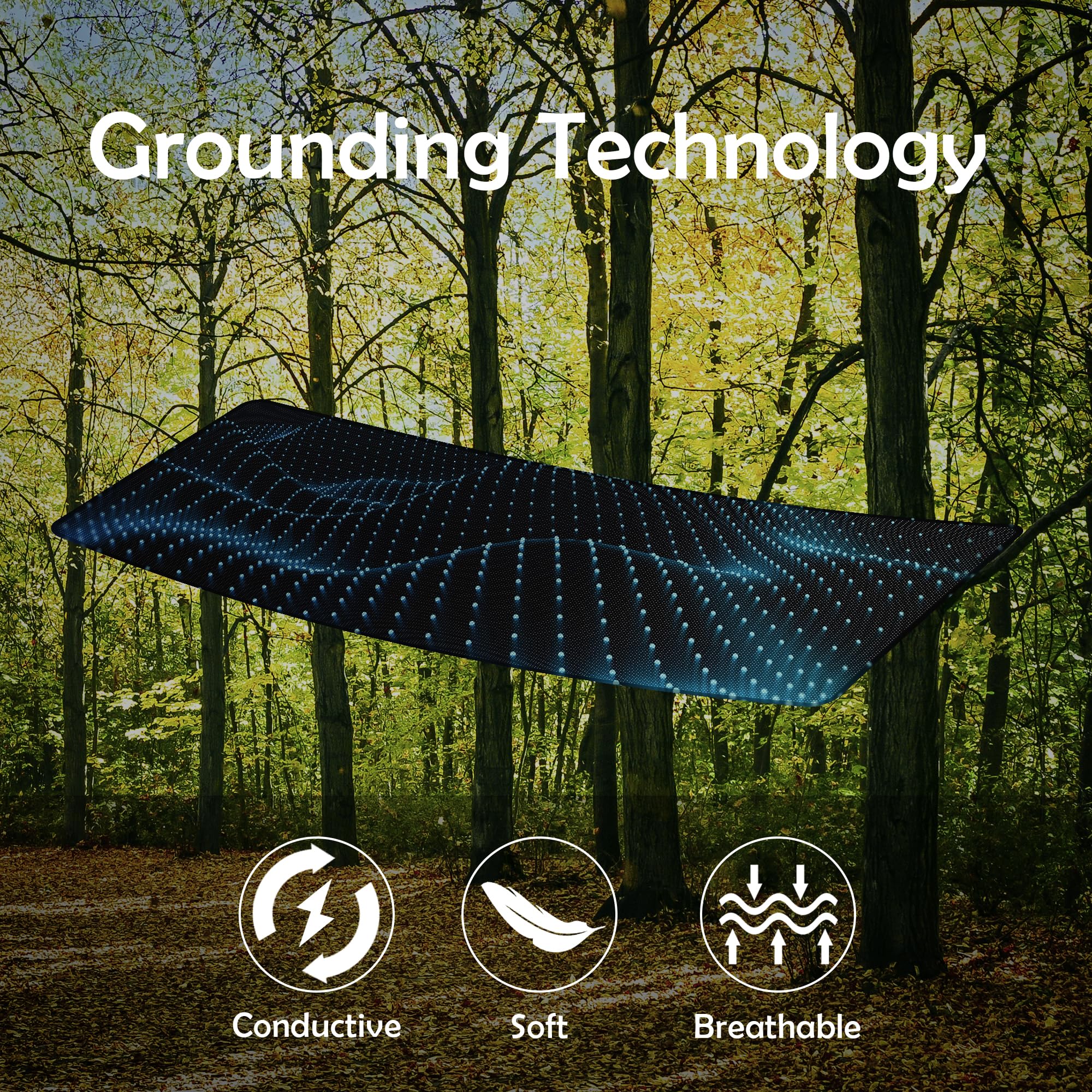 Grounding Mattress Cover for Bed/Mat for Improved Sleep, Reduced Anxiety, Pain, Inflammation, Headache Relief, Balance.Grounded Therapy.Connect to Earth While Indoors (Black, King(76 * 27.5inch))