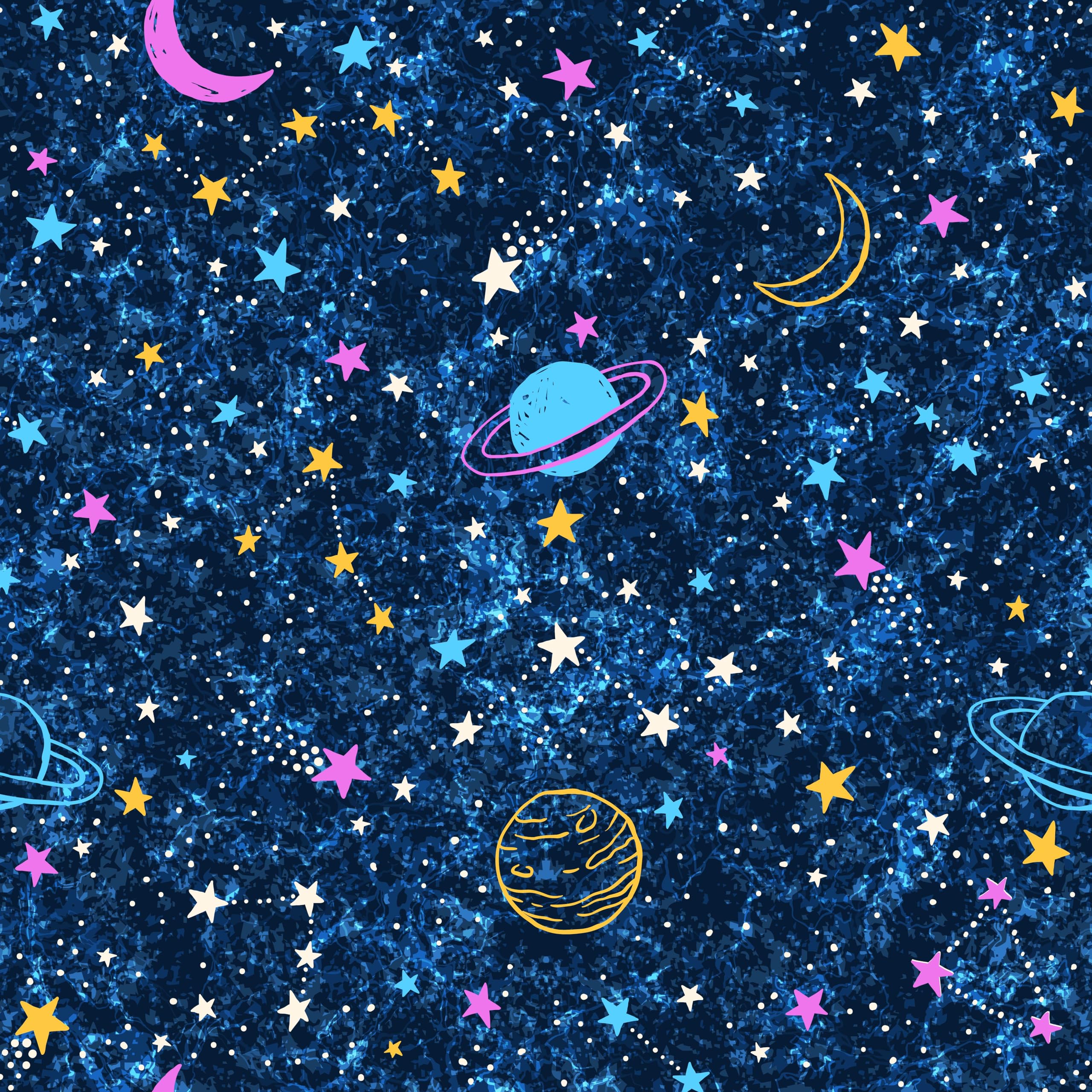 Sky Star Starry Night Peel and Stick Wallpaper for Kids Boys Girls Nursery Room Wall Decor Ceiling Contact Paper Galaxy Mural 17.7X117 Inches