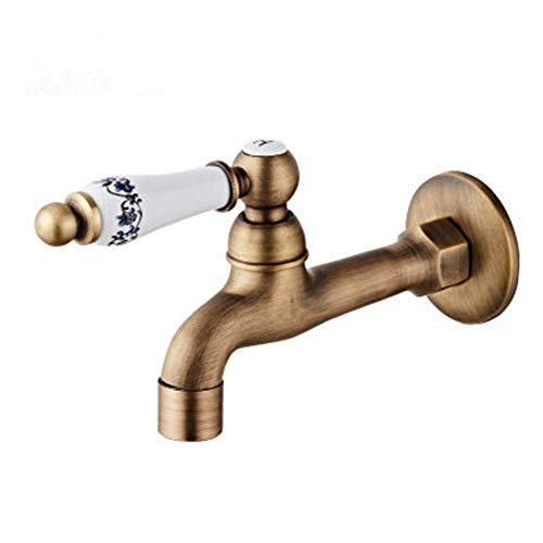 Wall-Mounted Cold Water Faucet Bathroom Lavatory Sink Bathtub Brass Taps Garden Patio Washing Machine Mop Pool Faucets,Kitchen Sink Taps Interesting Life